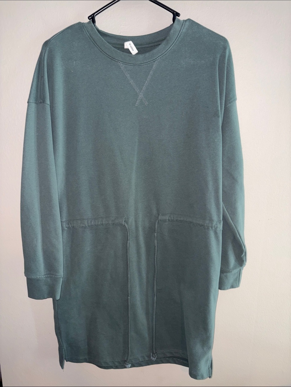 Wishlist - Forest Green Pullover Sweater Dress